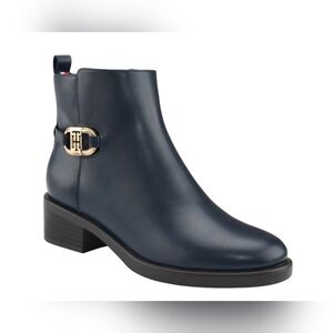Tommy Hilfiger Women's Imiera Ankle Boots - Dark Blue, 6.5M
